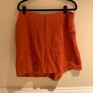 Eloquii orange shorts